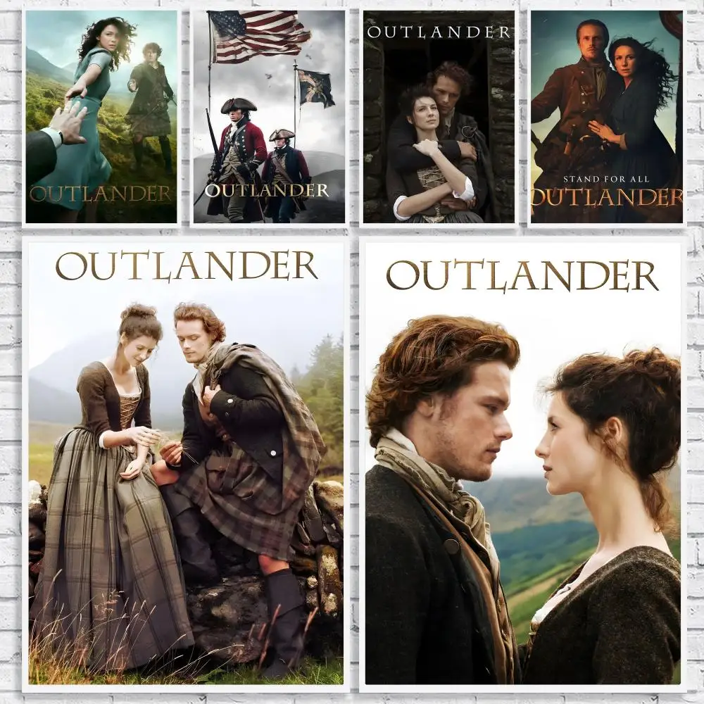 O-outlander Tv Series Painting Calligraphy High-Quality Canvas Wall Mural Crease-Free For Living Room Bedroom Interiors