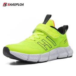 Baasploa Kids Running Shoes New Sneakers for Boys and Girls Mesh Breathable Casual Sneakers Children's School Walking Shoes