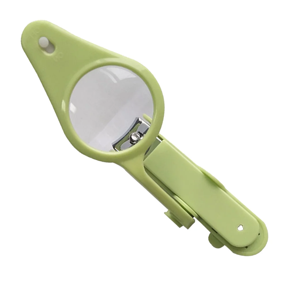 

Baby Nail Clippers with Light and Magnifier Safe Portable Trimmer for Newborns Toddlers Adults Green Baby Nail Trimmer