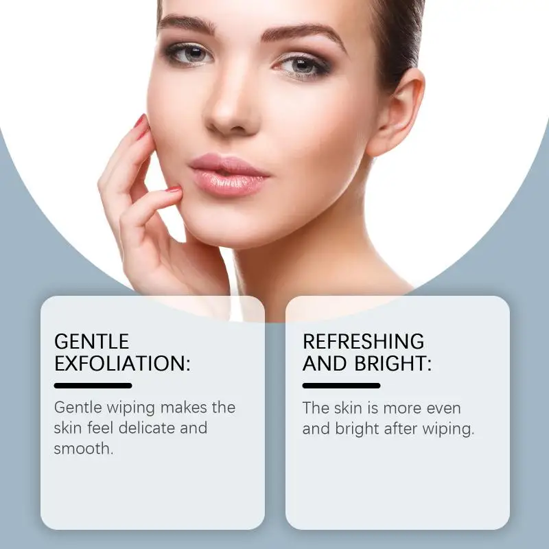 Glycolic Acid Exfoliating Cotton Pad Relieve Skin Discomfort Shrink Pores Remove Blackheads Improve Drying Moisturiz Cotton Pads