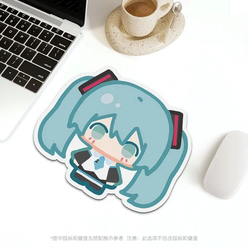 New Hatsune Miku Mouse Pad Anime Character Design Ins Desk Pad Computer Portable Gaming Keyboard Office Desk Dirty Resistant view 4