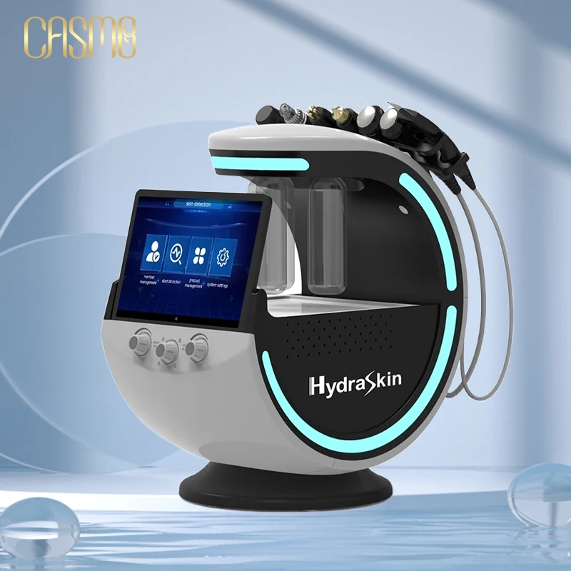 

Skin Analyzer 7 in 1 Hydro Oxygen Face Care Blackhead Remover Hydro Beauty Facial Machine