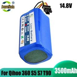 100%.for Qihoo 360 S5 S7 T90 14.8v 3500mah Robot Vacuum Cleaner Battery Pack Robotic Vacuum Cleaner Replacement Batteries.