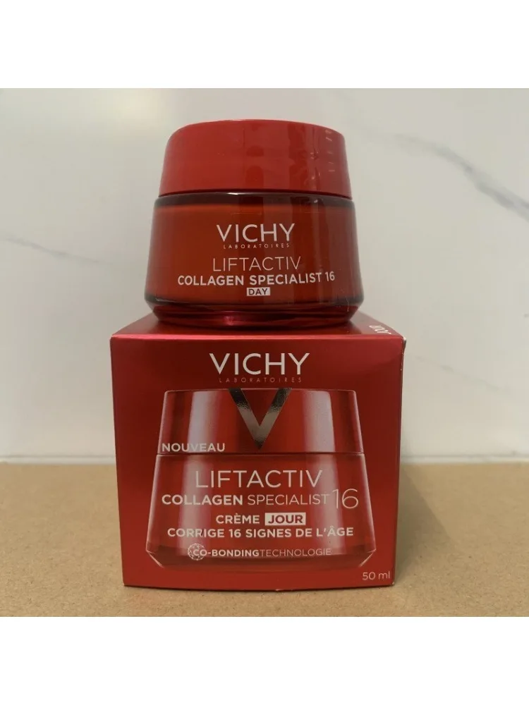 Vy Crème raffermissante au collagène Peptide anti-âge Vitamine C Crème de jour éclaircissante pour le contour 50 ml