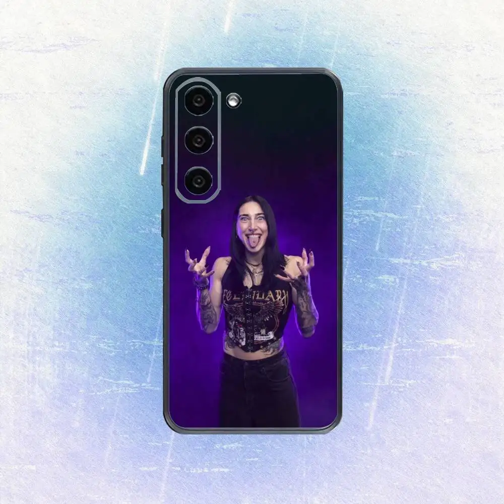 Custodia per telefono R-Rhea R-Ripley Wrestler per Samsung Galaxy A73, A72, A71, A70, A53, A52, A51, Altri Cover nera morbida