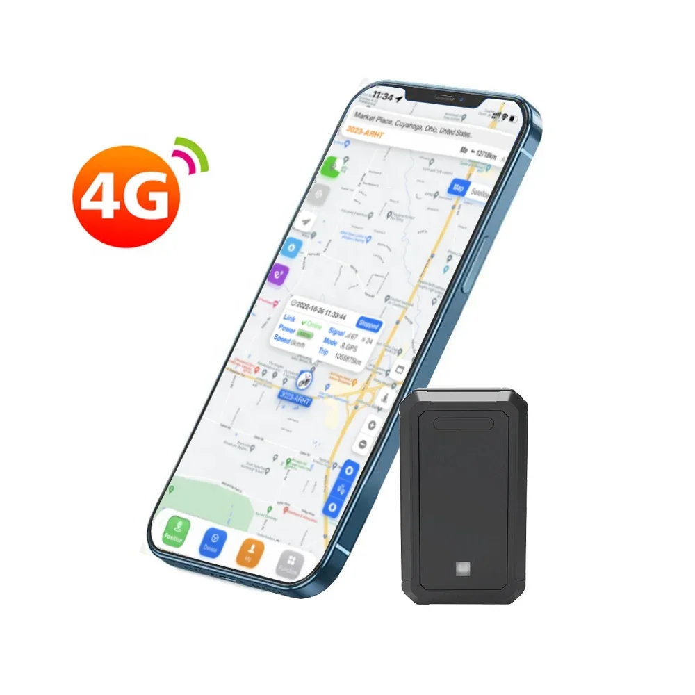 4G LTE 3 years battery wireless waterproof container asset spy magnet mini vehicle track car tracking device gps tracker