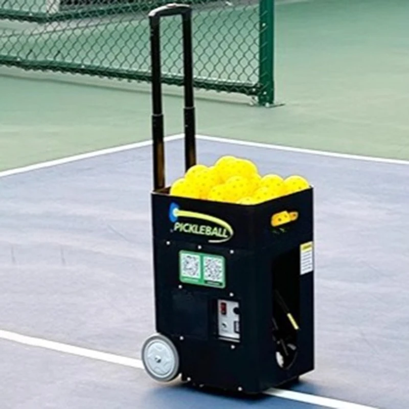 آلة تقديم كرة المخلل القابلة للتعديل، جهاز تقديم كرة المخلل ذو سعة كبيرة، مدرب كرات المخلل المبتدئين، معدات رياضية محمولة #2