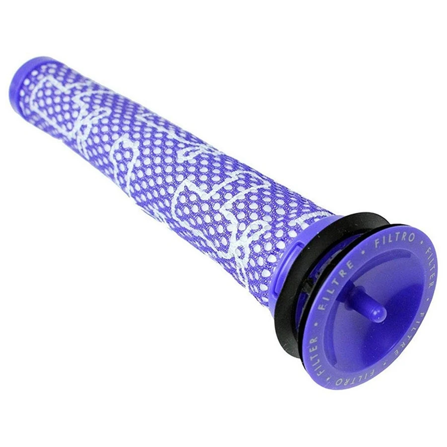 7 pak Kit penggantian Filter vakum untuk Dyson V6, V8, V7 penyedot debu, 3 Filter kolom HEPA, 3 pra-filter, 1 Brus pembersih