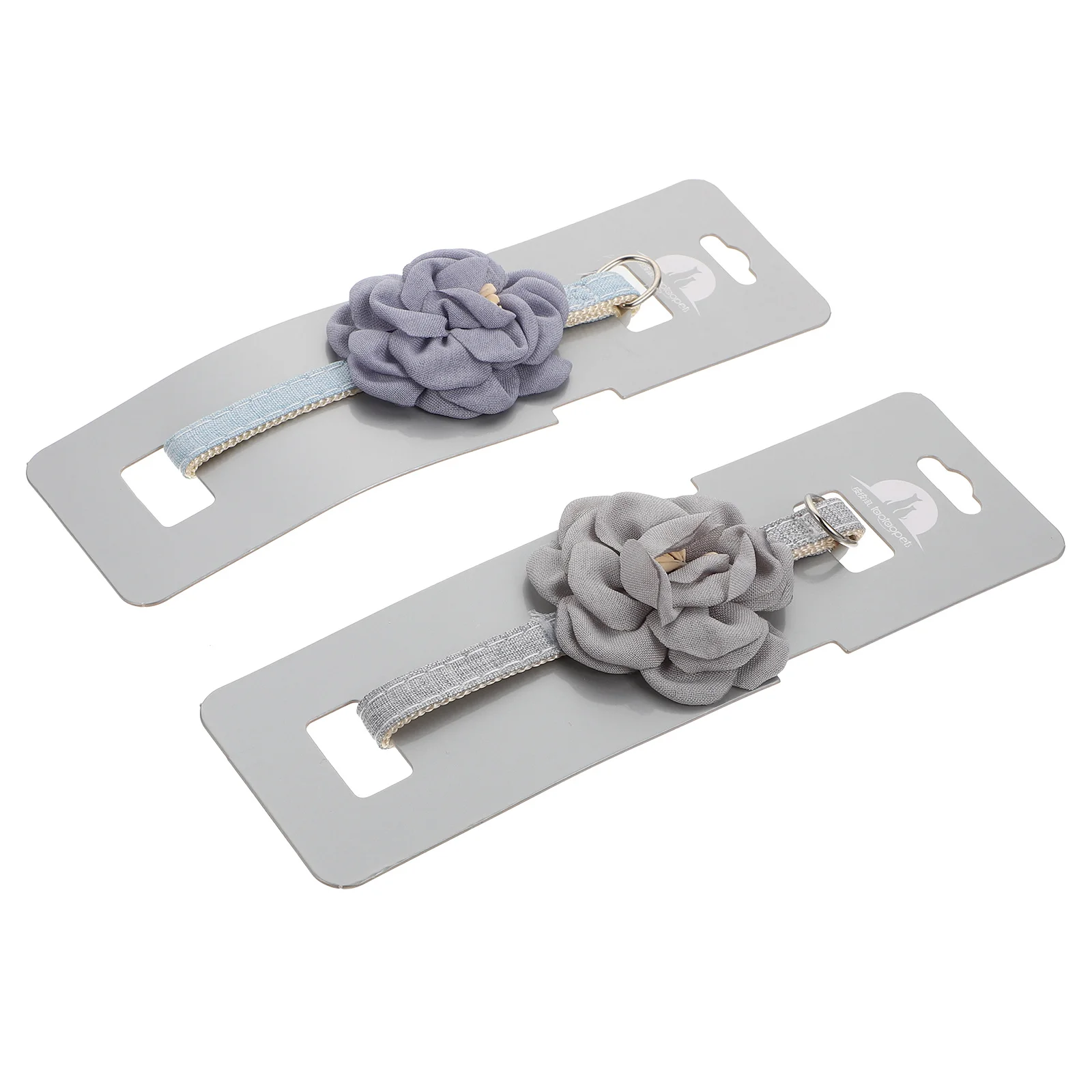 

2Pcs Pet Collar Cat Floral Collars Adjustable Comfortable Soft Cotton Neck Decorations for Cats Dogs Cat Flower Collars