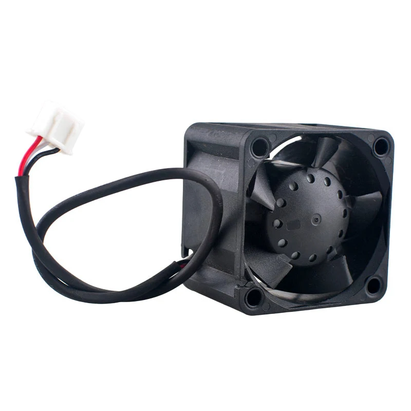 (2pcs) AGB04028B12M Dual Ball Bearing Cooling Fan 4cm 40mm 40x40x28mm DC12V 0.45A 3-Pin for 1U2U Power Supply Computer Hardware