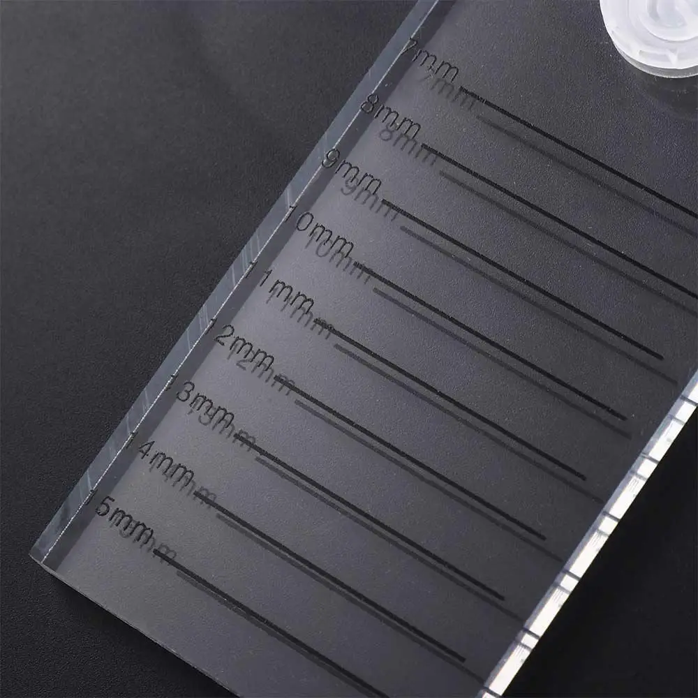 Prateleira de extensão de cílios, almofada de marca de cílios, ferramentas de maquiagem, palete de cola transparente, placa de cílios postiços, bandeja de cílios postiços