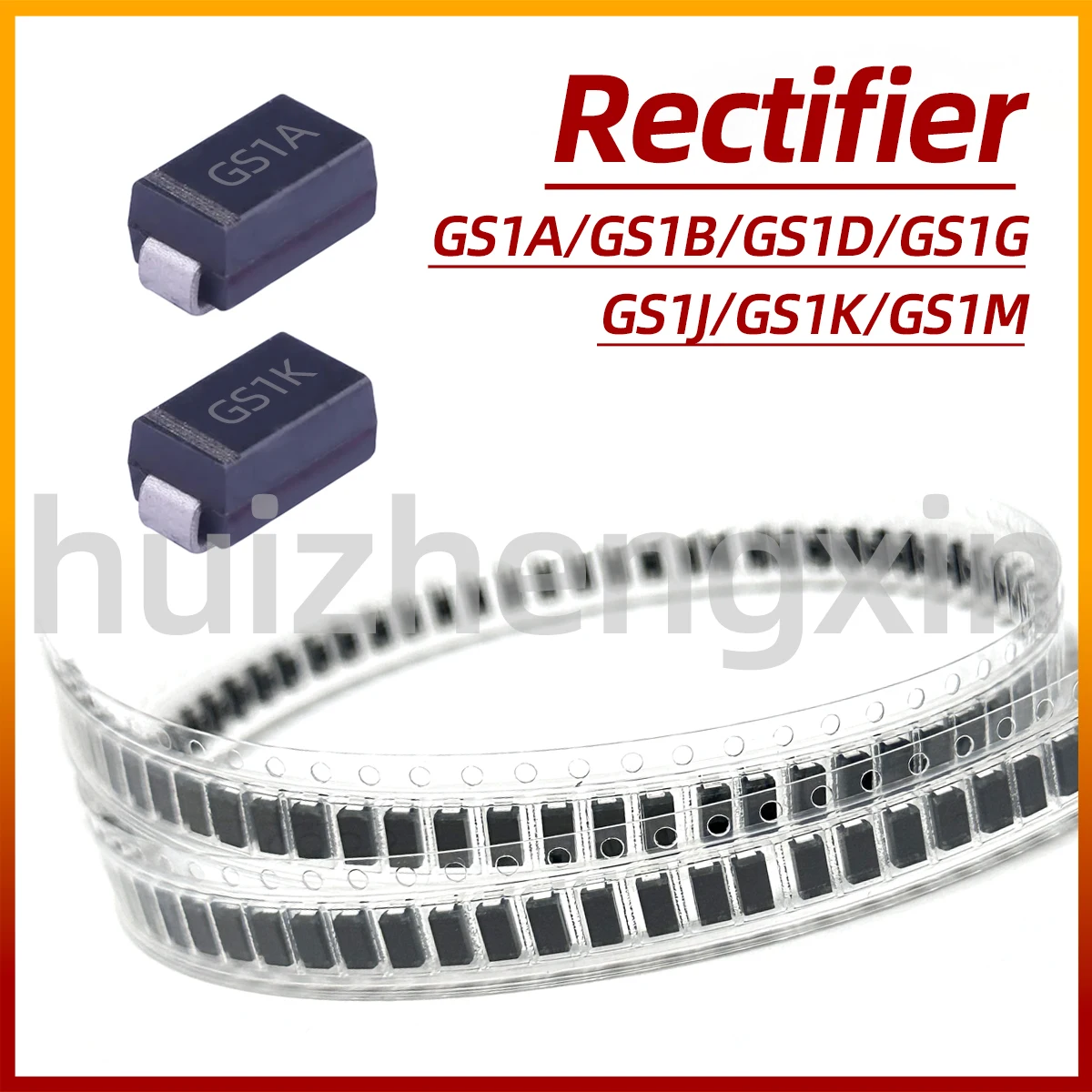 20PCS GS1A GS1B GS1D GS1G GS1J GS1K GS1M SMA/DO-214AC SMD 1Amp Glass Passivated Rectifier 50-1000 Volts