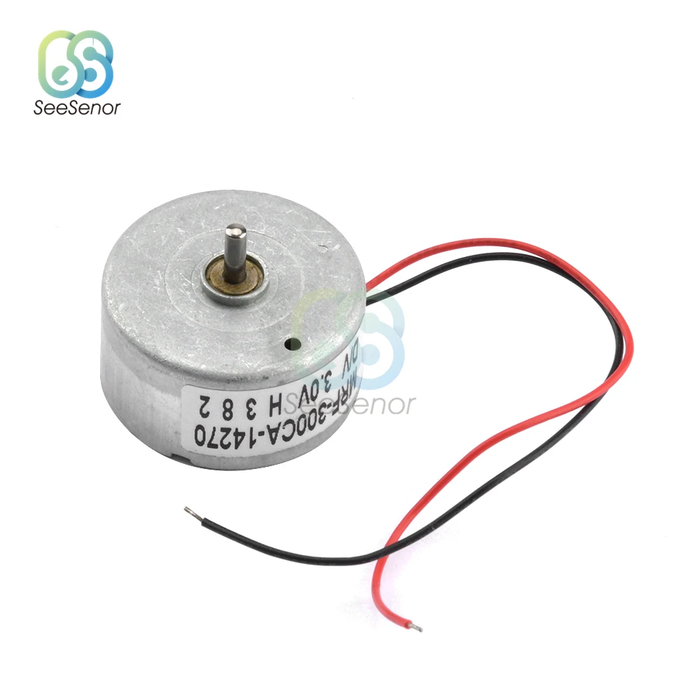 DC 3V 4.5V 5V 6V Micro DC Motor Hobby Toys Motor Type 300 for Solar Panel