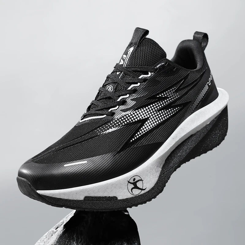 

Мужские кроссовки, новинка 2025, легкие сетчатые амортизирующие износостойкие удобные кроссовки для тренировок на открытом воздухе на шнуровке для мужчин