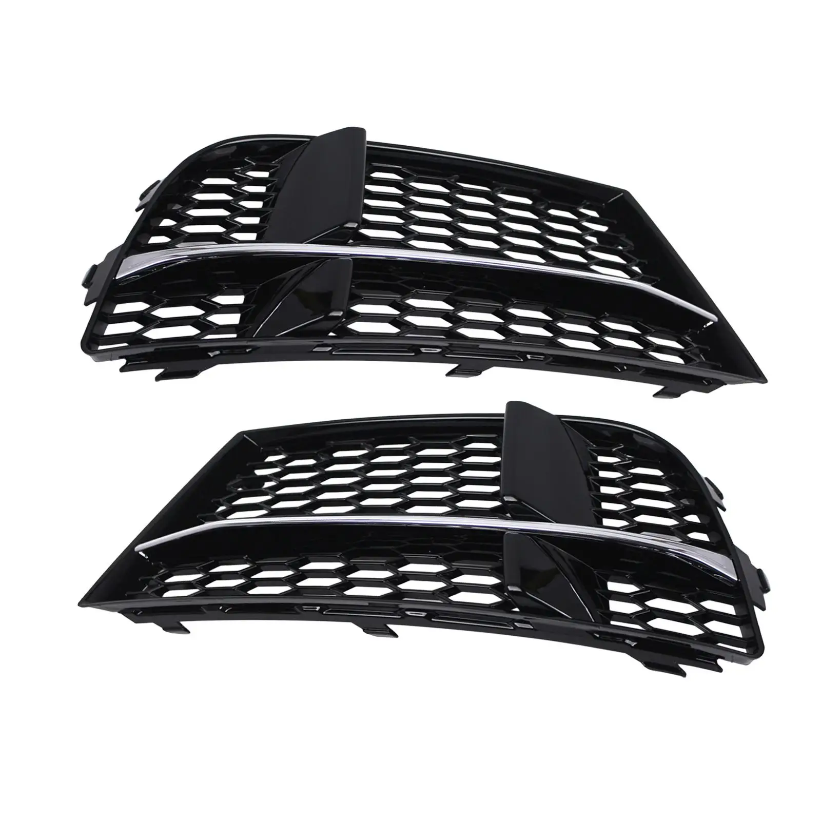 Griglia per fendinebbia per auto Resistente all'usura Robusta Accessori facili da usare per Audi Convertible 2016.05 - 2020 A3 (8V) S-line Sedan