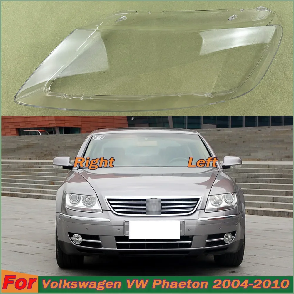 

For Volkswagen VW Phaeton 2004-2010 Headlight Cover Transparent Mask Headlamp Lamp Shell Replace Original Lampshade Plexiglass