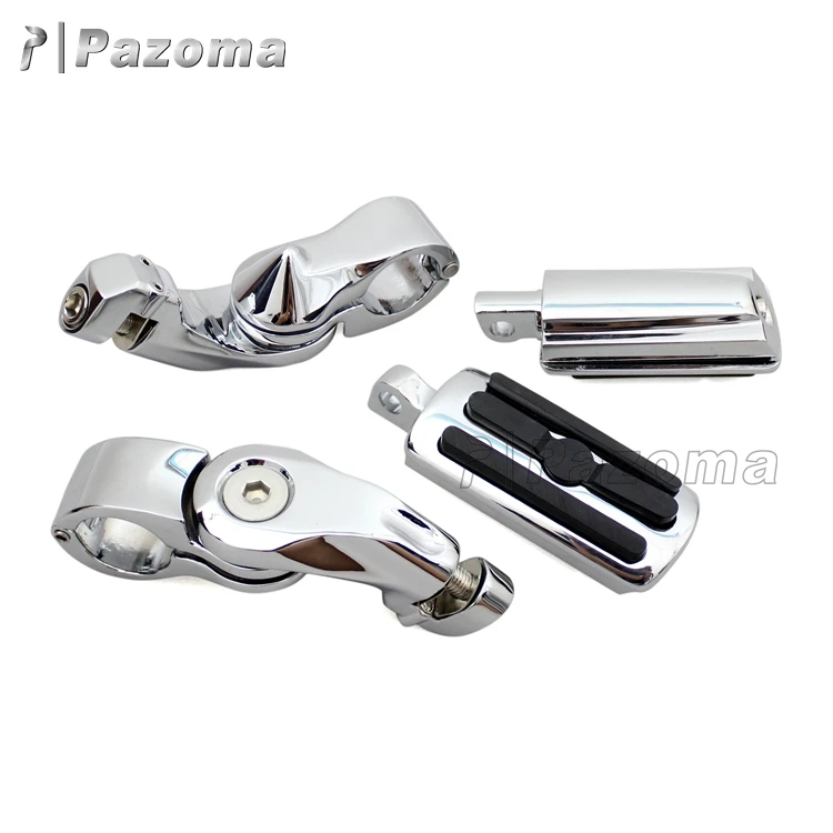 Chrome Anti Slip Foot Nail Car Football Clip 1.25 