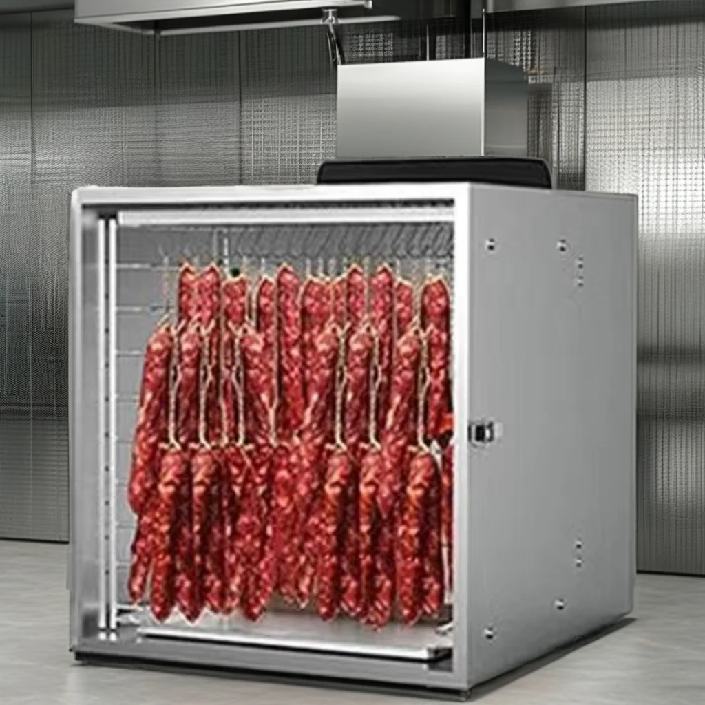 2025Large Capacity 220V Commercial Meat Dryer New Condition Sausage Biltong Preserved Food Dryer Home Use Restaurant Retail view 2