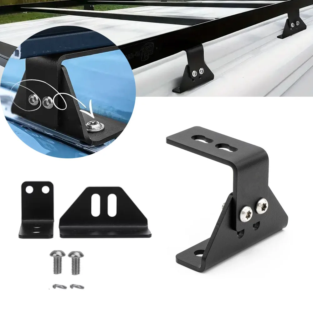 Roof Rack RV Camper Adjustable Roof Rack for VW T5 T6 T6.1 Roof Rail Extension Foot Mounting Bracket Retaining Angle Airline
