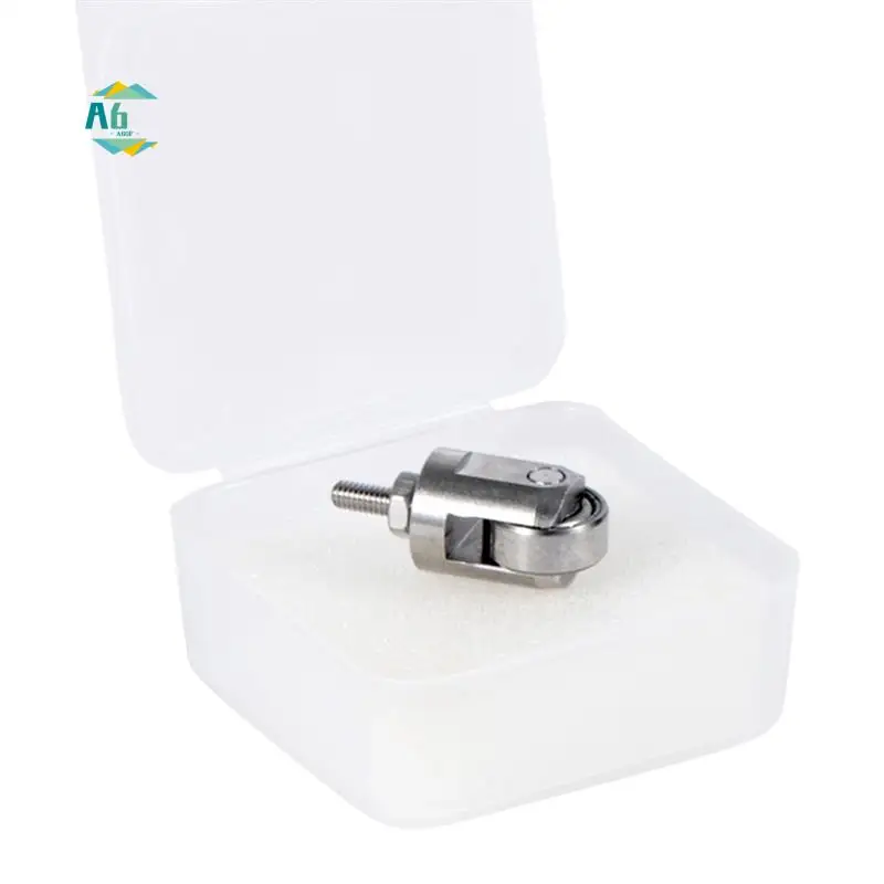 

A60F-Roller Contact Point For Dial Indicator 10Mm Diameter Wheel M2.5 Thread Stainless Steel Roller Measuring Head Easy Install