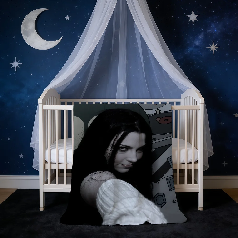 Blanket Super Warm Singer Comfortable Lee Plush Throw Blanket Child A-Amy Home Sofa Bedroom Gift
