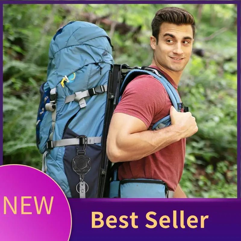 

Выдвижные брелки HFES, сверхмощная катушка для бейджа, выдвижной зажим для бейджа с модернизированной пряжкой для альпинизма