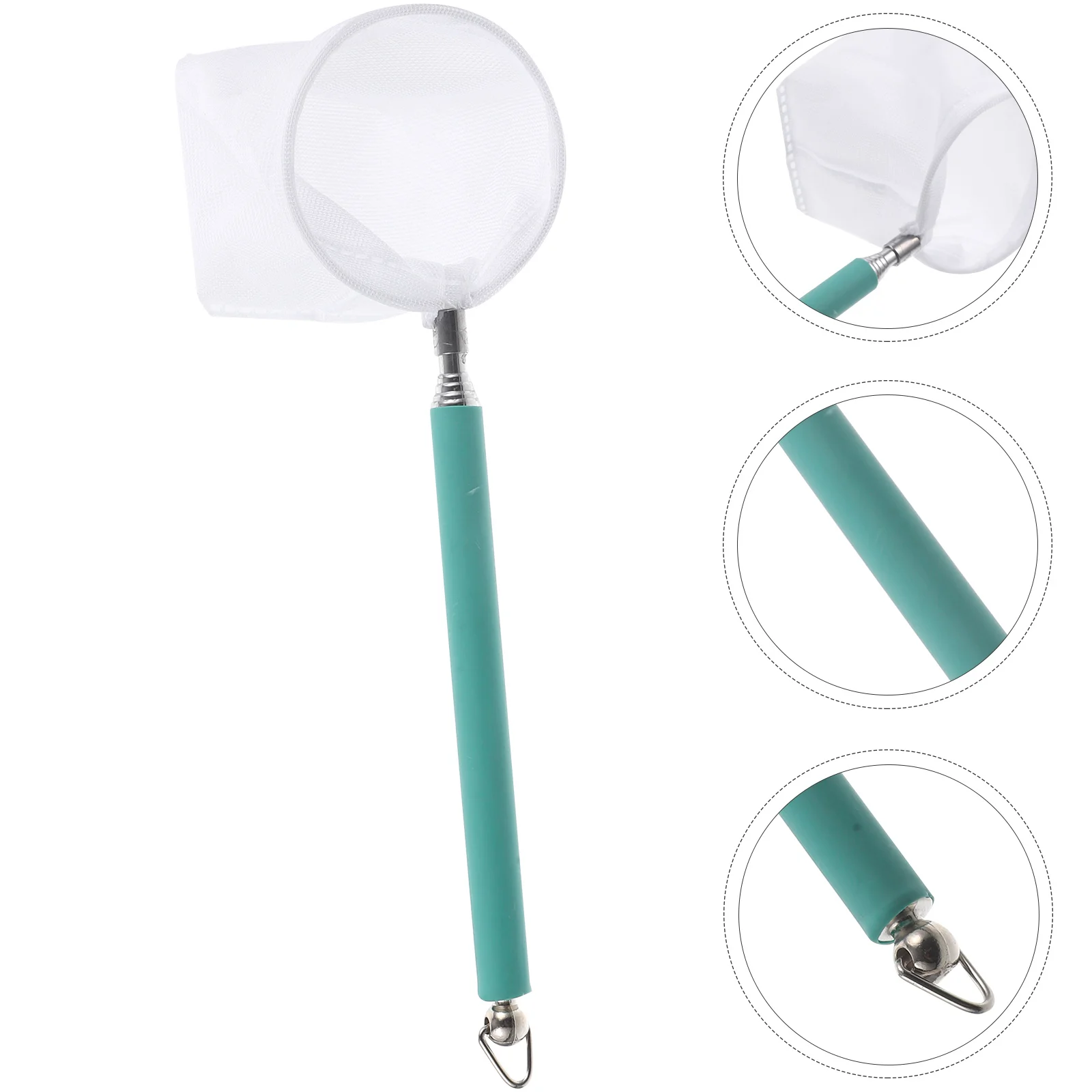 

Telescopic Shrimp Net Foldable Fishing Net Durable Stainless Steel Extendable Deep Water Secure Attachment Wall Mounting Three