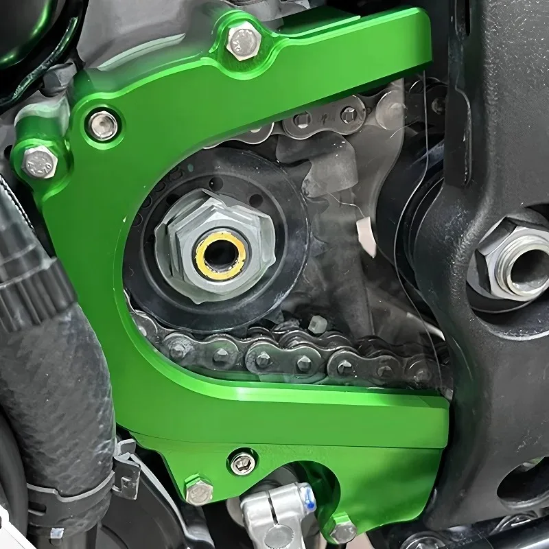 Motorcycle Accessories Front Sprocket Cover Chain Guard Crash Protector For KAWASAKI ZX-6R ZX636 2019-2025 ZX6R ZX 636 2024 2023