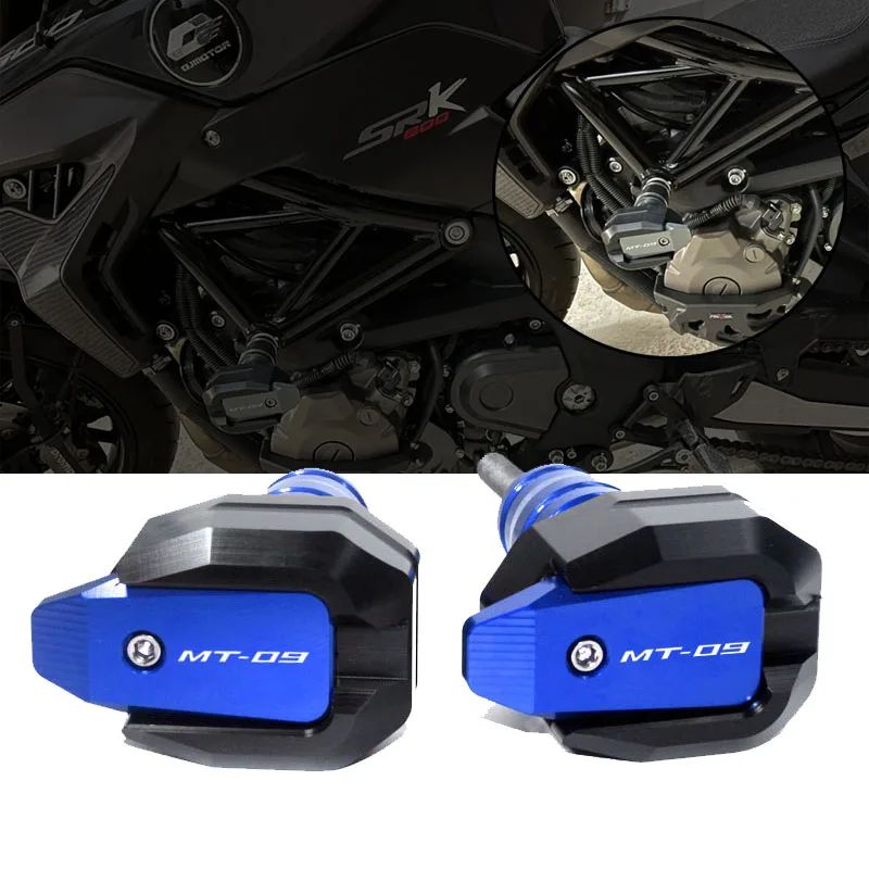 

For MT-09 MT09 MT 09 FZ-09 FZ09 Motorcycle CNC Falling Protection Frame Slider Fairing Guard Anti Crash Pad Protector