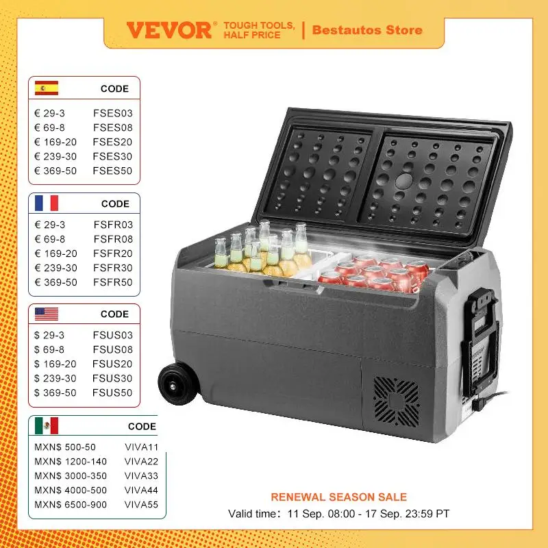 VEVOR Nevera Portátil Eléctric