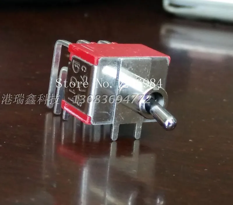 [SA]High -quality small toggle switches Taiwan Deli Wei scoliosis 9 feet 3-way 2 -speed M6.35 horizontal T8301L--20pcs/lot