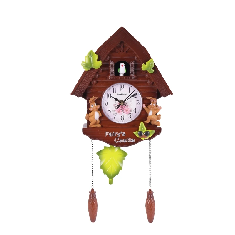 

Cute Bird Wall Clock Cuckoo Alarm Clock Cuckoo Clock Living Room Watch Brief Children Bedroom Decor Home Day Time Alarm Clocks