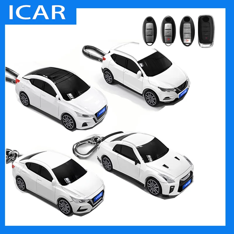 2024 New Car Models For Nissan Qashqai Juke J10 J11 X-Trail T32 T31 Kicks Tiida Pathfinder Note Smart Remote Car Key Case Cover