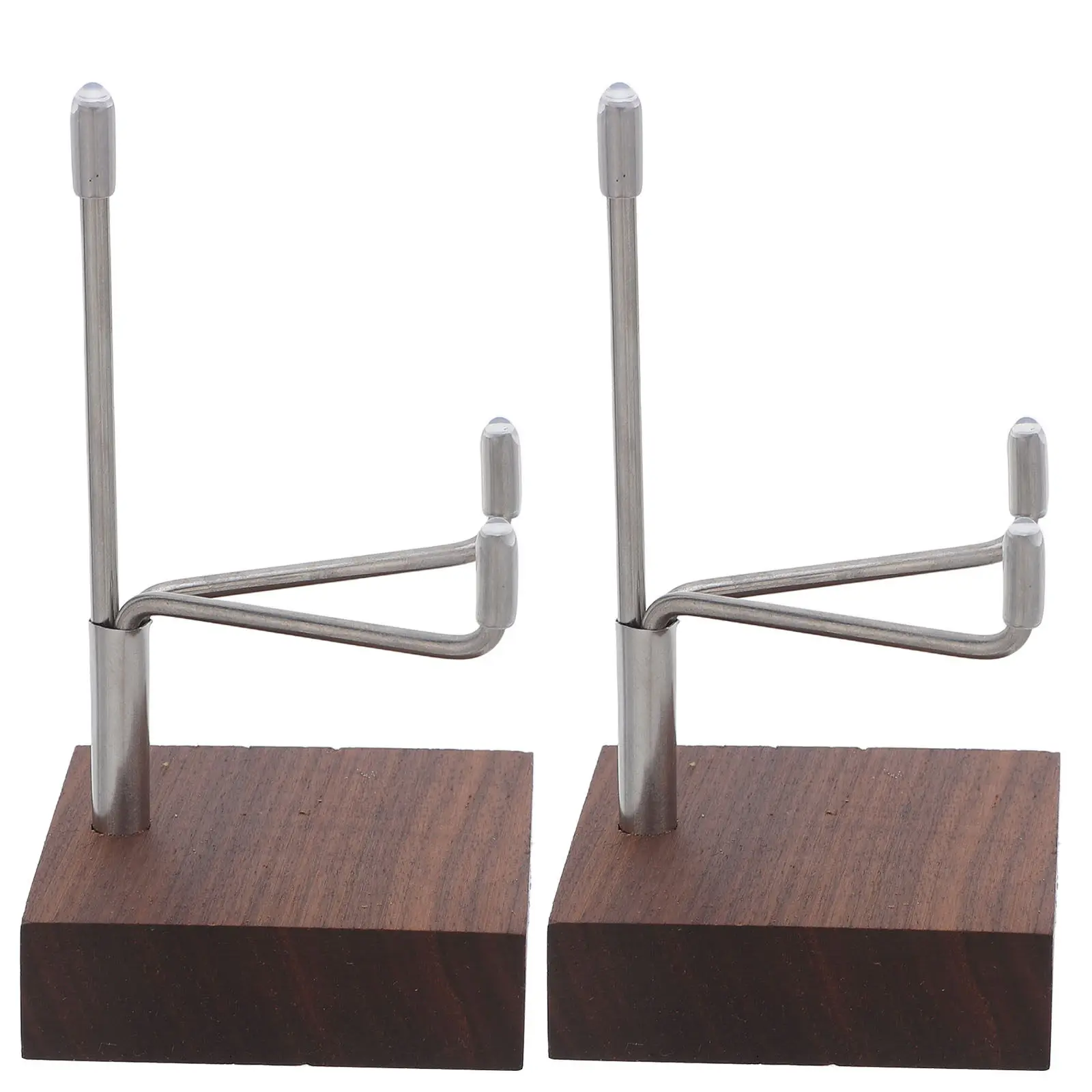 

2Pcs Adjustable Metal Arm Crystal Display Stand Easel for Minerals Gemstones Agates Geodes Rock Collection Decorative Plate