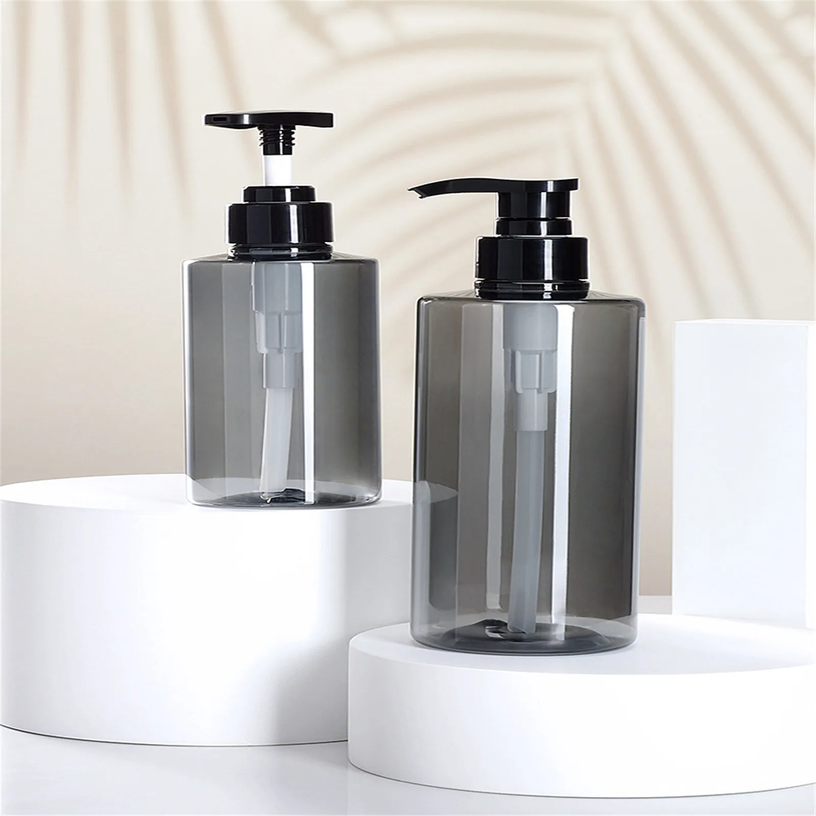 300/500ML Plastic Pump Bottles Shampoo Conditioner Body Wash Dispenser Containers Refillable Empty Lotion Bottles for Bathroom