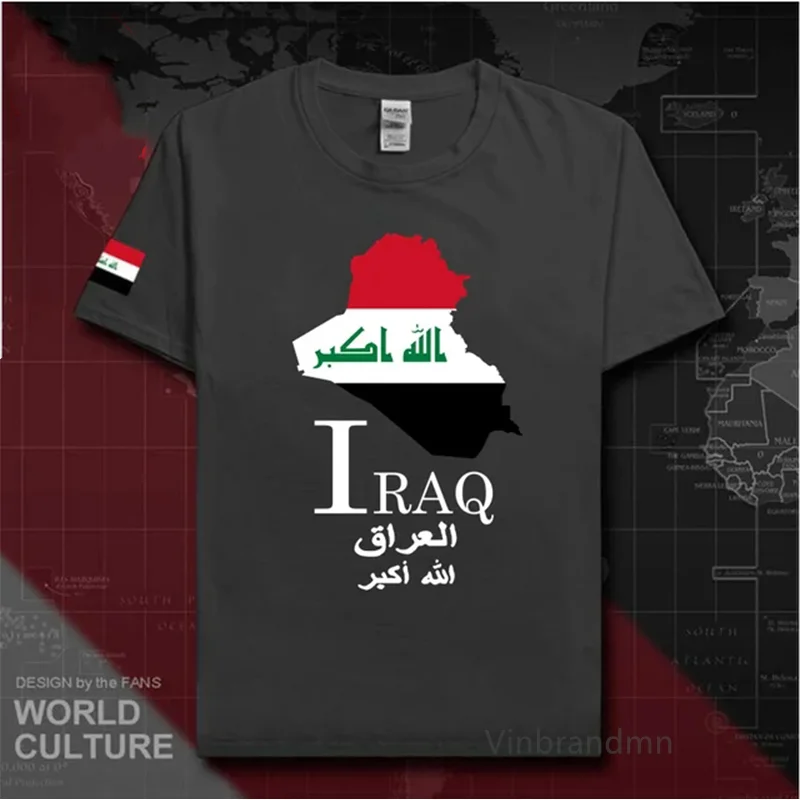 Republic of Iraq Iraqi IRQ Baghdad mens T Shirt New Top t-shirt Short Sleeve Clothes Sweatshirt National Team Summer Fashion Tee