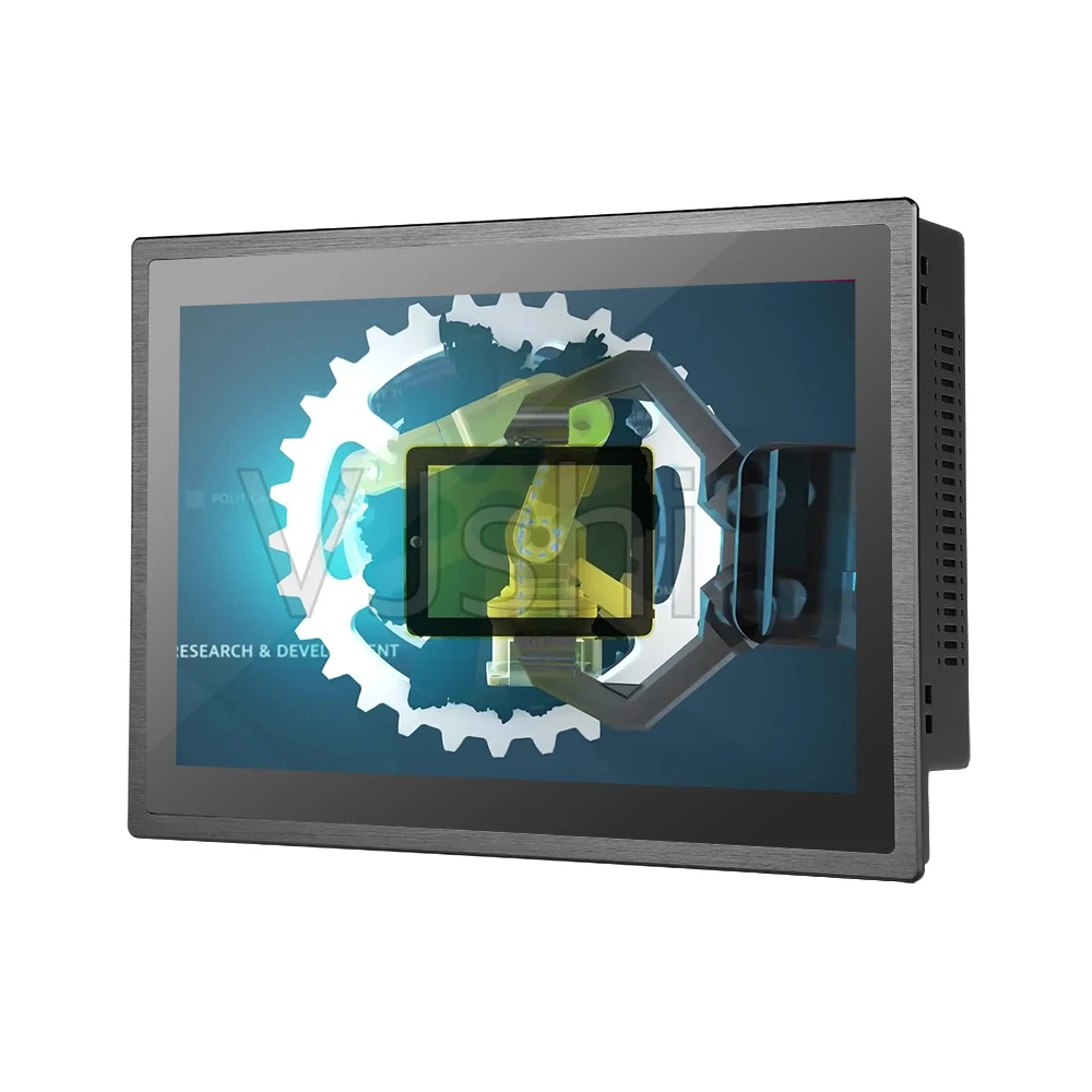 10.1 Inch Monitor Embedded Install Industrial LCD Monitor Fanless Industrial Display Capacitive Touch Monitor