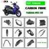 Yamaha NVX 155 리얼 드라이 탄소 섬유 오토바이 개조 액세서리, 전면 페어링 펜더 사이드 패널 후면 커버 부품 키트 1