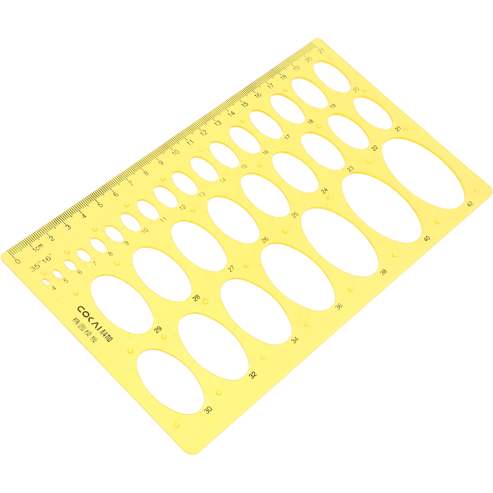 Drawing Template Ruler Geometric Stencil Templates Rules with Oval for Drafting Indoor