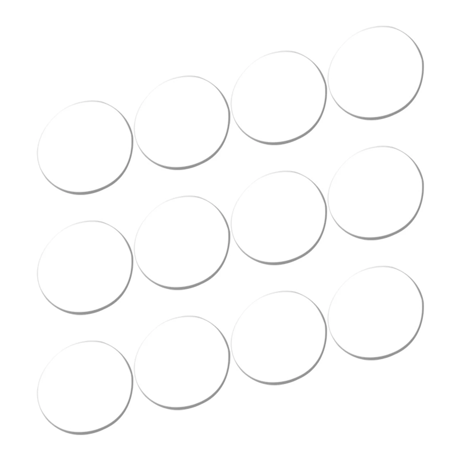 

12Pcs Clear Bumper Pads Suction Cup Washers Anti Slip Glass Table Protectors Glass Table Washer Antislip Spacer
