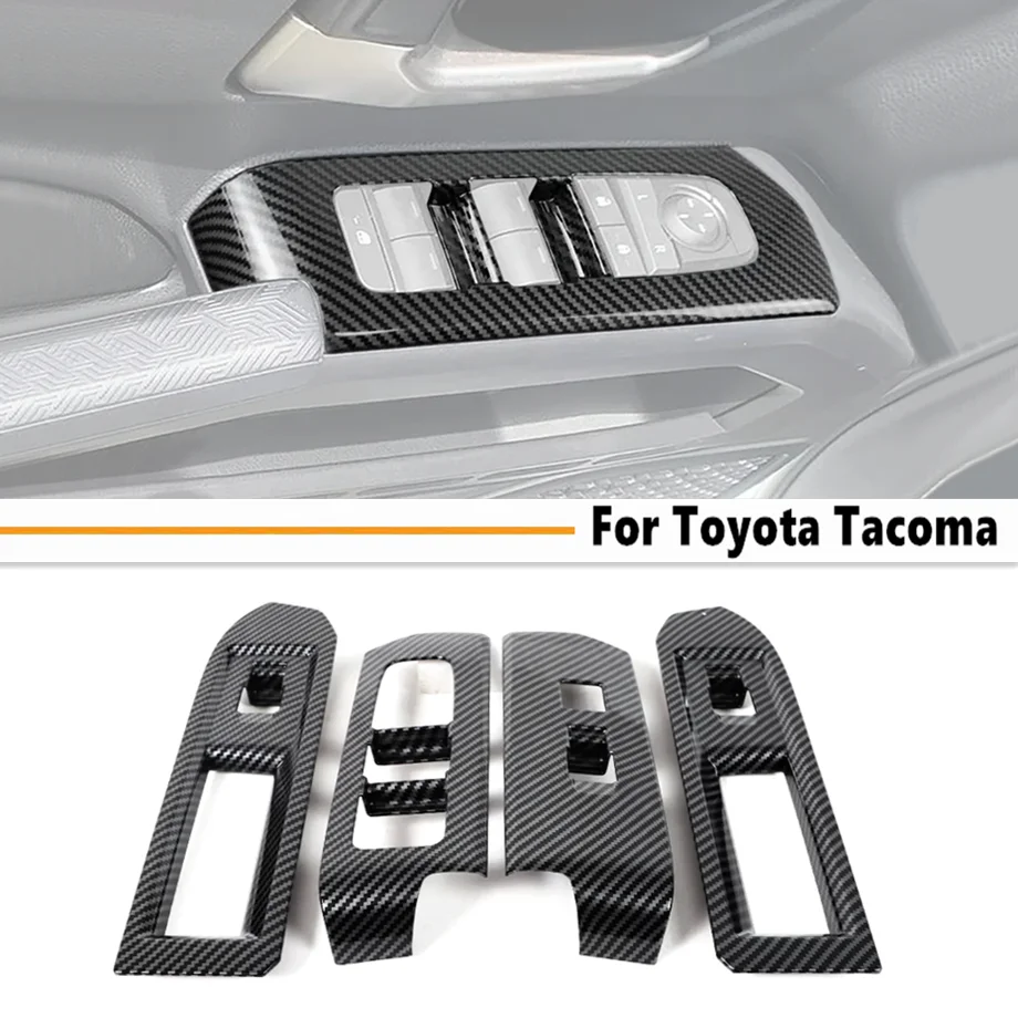 

Накладка на подъемник двери автомобиля для Toyota Tacoma 24-25, аксессуары из углеродного волокна