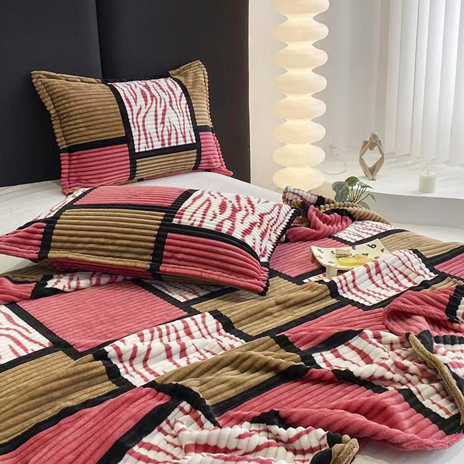 1pc Kids Throw Blanket Soft Flannel Nap Blanket for Toddlers Warm Cozy Single Layer Travel Bedding Durable Lightweight