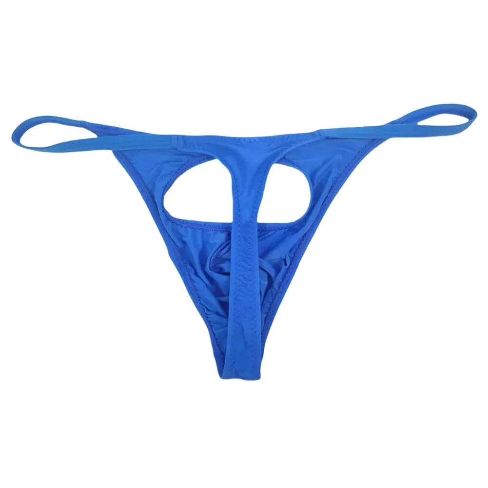 

Mens Sexy Briefs Ice Silk Underwear For Hot Man Sissy U Convex Pouch Panties Smooth Thongs G-String T-Back Underpants
