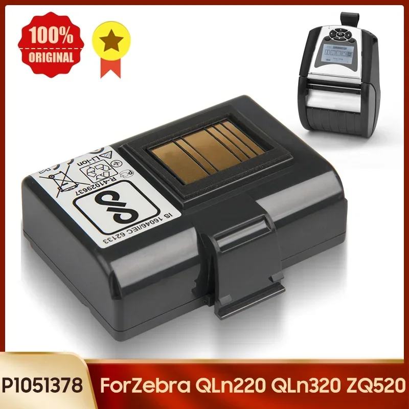 

Replacement Battery P1051378 P1023901 For Zebra QLn220 QLn320 QLn220HC ZQ520 High Quality Batteries 2450mAh 8.4V
