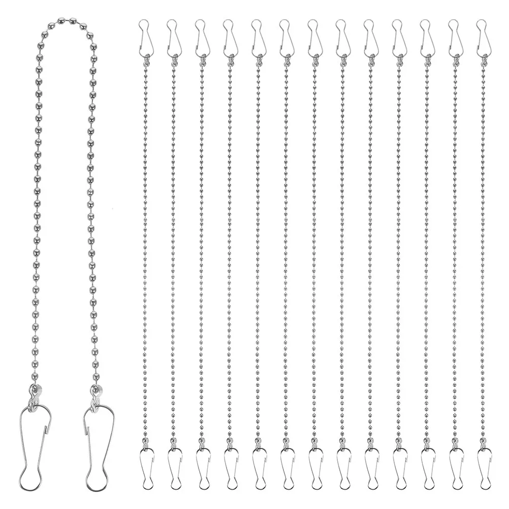 24Pcs Strong Load Bearing Hanging Chain with Hook for Garden Planters Lamps Holiday Decor Christmas Halloween Bird Houses Flower