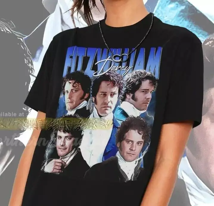 Fitzwilliam Darcy Shirt Colin Firth Cool Fan Art T-Shirt 90S Poster 462 Tee