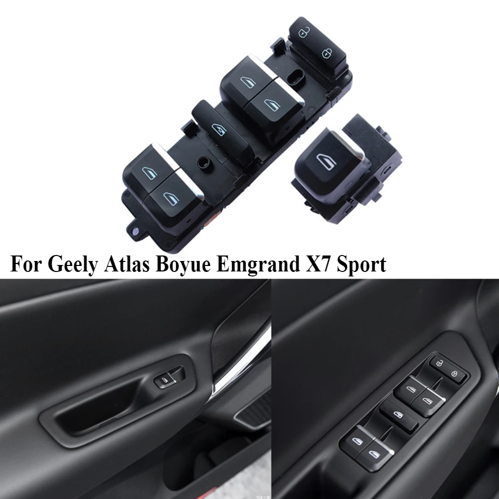 Car Interior Electric Power Window Glass Lifter Control Switch Button For Geely Atlas Boyue Emgrand X7 Sport