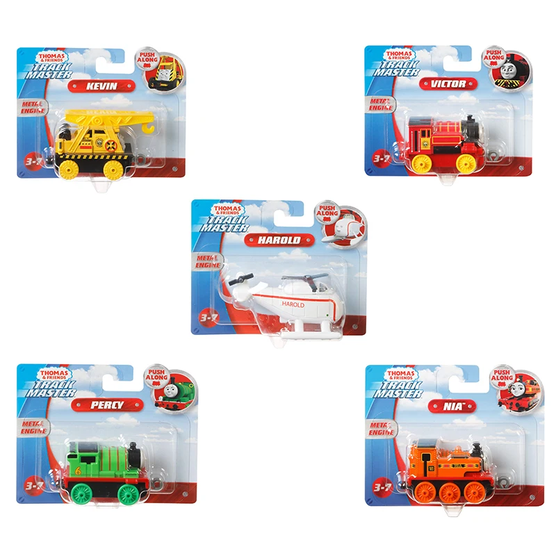 Figuras de acción de Thomas y Friends TrackMaster para niños, tren de juguete con motores de Metal, modelo de colección de aventuras, regalo para niños