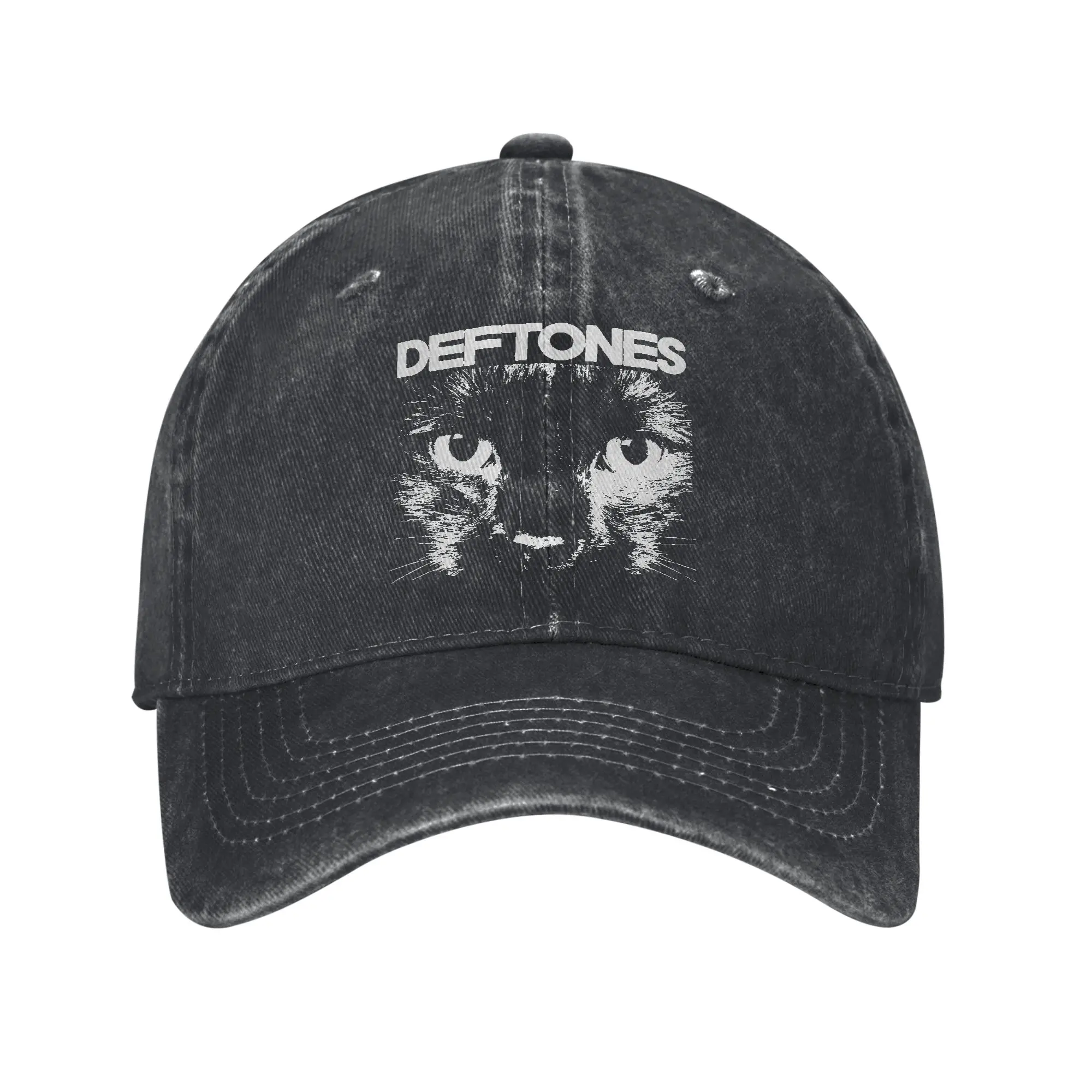 Deftones Snake Singer Men Women Baseball Caps Private Music Album Distressed Denim Caps Hat Adjustable Fit Headwear image 3