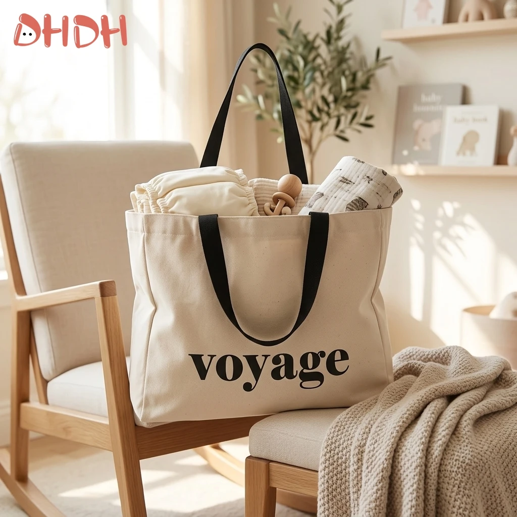 

Премиум-класс, высококачественная, усовершенствованная, портативная, прочная холщовая сумка-тоут на плечо большой вместимости для путешествий, покупок, многоразовая сумка для продуктов и детских принадлежностей